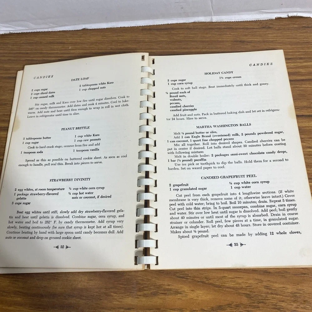 Excelsior House 1968 Vintage Cookbook Jessie Allen Wise Garden Club Jefferson TX
